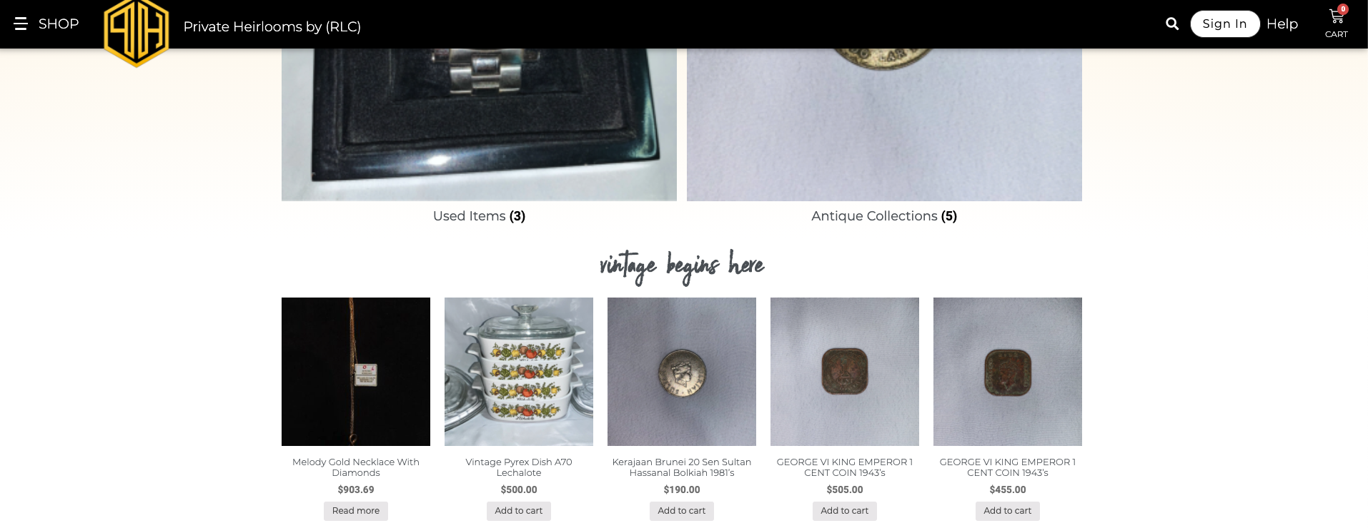 privateheirlooms.com
